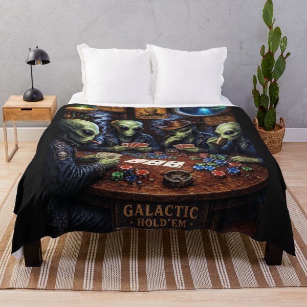 Item preview, Aliens Playing Poker designed and sold by Realproplyai.