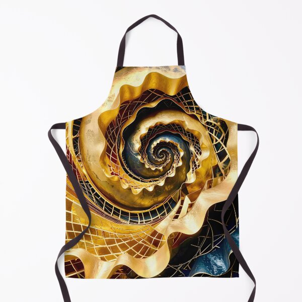 Item preview, Spiral Structure in Gold Blue Obsidian designed and sold by Vicky Brago-Mitchell®.