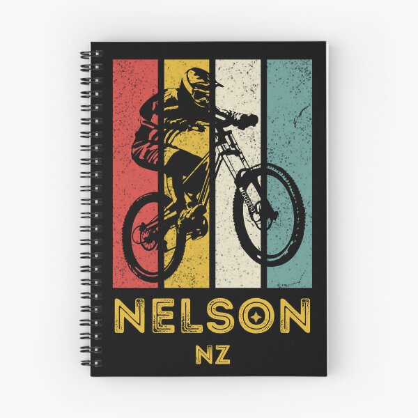 Item preview, Retro Nelson NZ Mountain Bike, Vintage Cyclist Graphic, Outdoor Adventure designed and sold by good vibes clothing.
