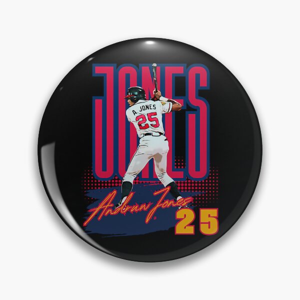 Item preview, Andruw Jones Baseball Outfielder Batter Number 25 designed and sold by TheoMosciski.