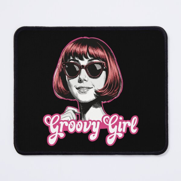 Item preview, Groovy Girl - Pink Retro Mod Fashion Illustration designed and sold by THROUGH-LIFE.