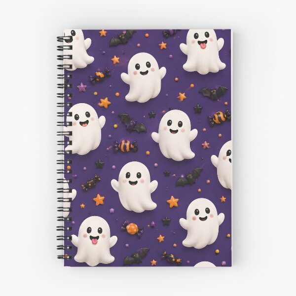 Item preview, Cute Ghost Halloween Pattern designed and sold by TinyWeird.