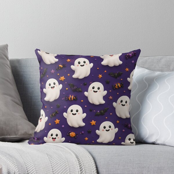 Item preview, Cute Ghost Halloween Pattern designed and sold by TinyWeird.