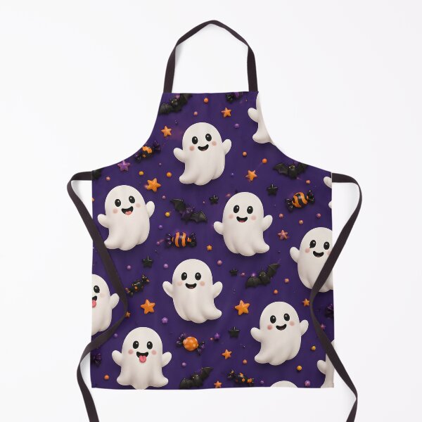 Item preview, Cute Ghost Halloween Pattern designed and sold by TinyWeird.
