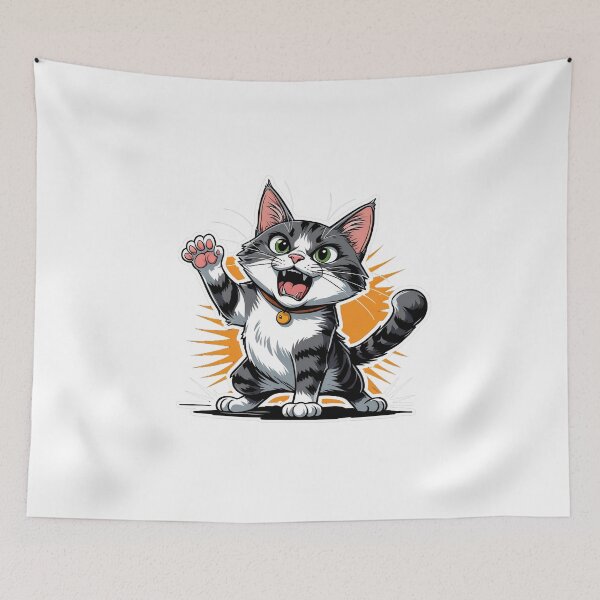 Item preview, Surprised Cat Funny Meme | Shocked Kitty Reaction designed and sold by decimalades.