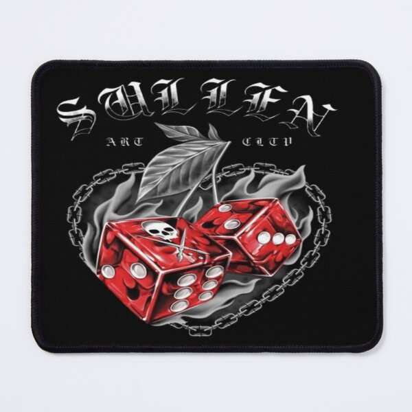 Item preview, Flaming Red Lucky Dice Skull Gothic Streetwear.? designed and sold by BaddieNz.