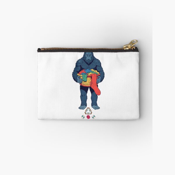 Item preview, Bigfoot Doing Laundry with Giant Sock - Funny Sasquatch Chores designed and sold by Whimsy Trail Co.