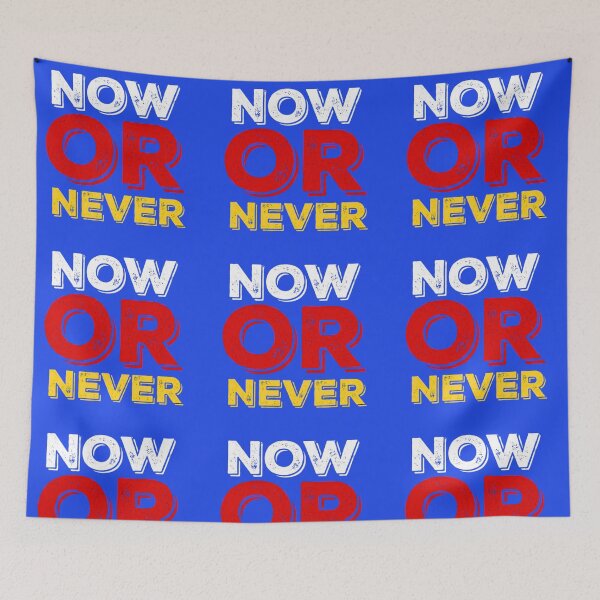 Item preview, MOTIVATIONAL PRINTED WORDS._ Nor or Never designed and sold by Paris Forever Magic.