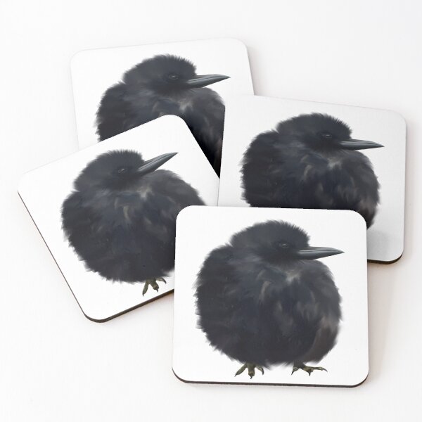 Item preview, Baby raven designed and sold by IngaCrowl.