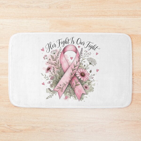 Item preview, Her Fight Is Our Fight - Pink Ribbon Floral designed and sold by Heather Renees Designs.