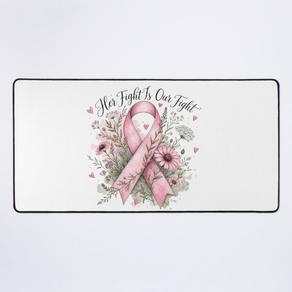 Item preview, Her Fight Is Our Fight - Pink Ribbon Floral designed and sold by Heather Renees Designs.