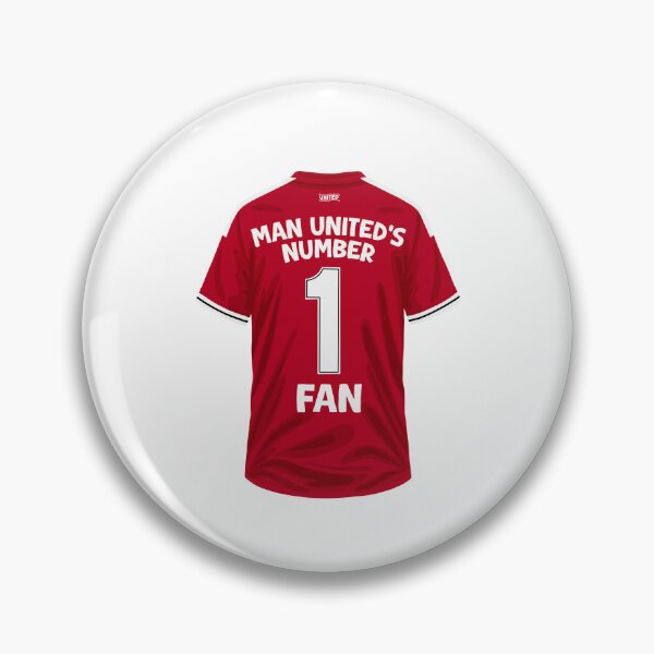 Item preview, Man United Number One Fan Football Shirt Design designed and sold by The Home Of Pink Peach.
