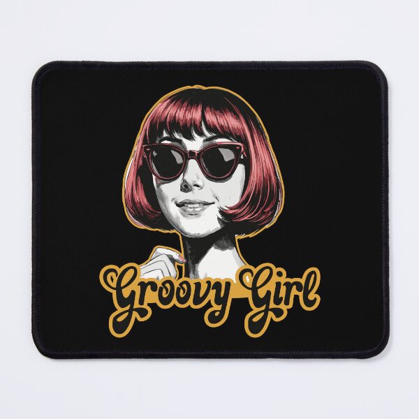 Item preview, Groovy Girl - Retro 60s Mod Fashion Illustration designed and sold by THROUGH-LIFE.