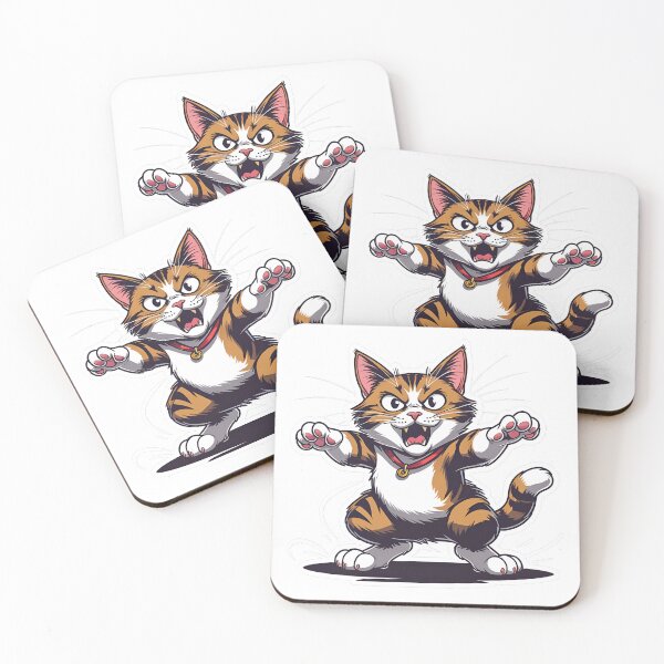 Item preview, Shocked Cat Face | Funny Surprised Cat Lover Design designed and sold by decimalades.