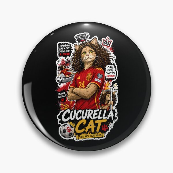 Item preview, Marc Cucurella Cat Hair Meme Song Fan Spain Soccer Design designed and sold by DUMEJE.
