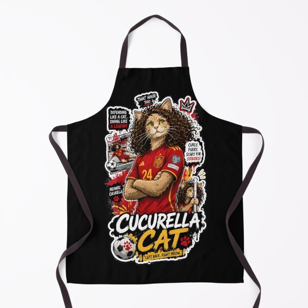 Item preview, Marc Cucurella Cat Hair Meme Song Fan Spain Soccer Design designed and sold by DUMEJE.