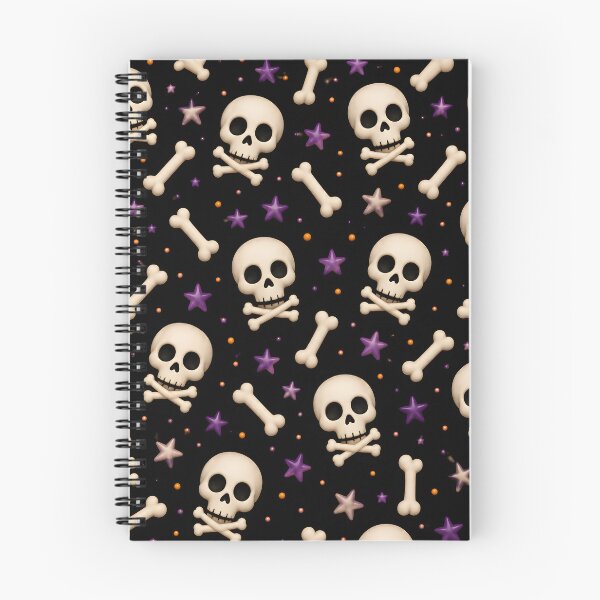 Item preview, Cute Skull & Bones Halloween Pattern designed and sold by TinyWeird.