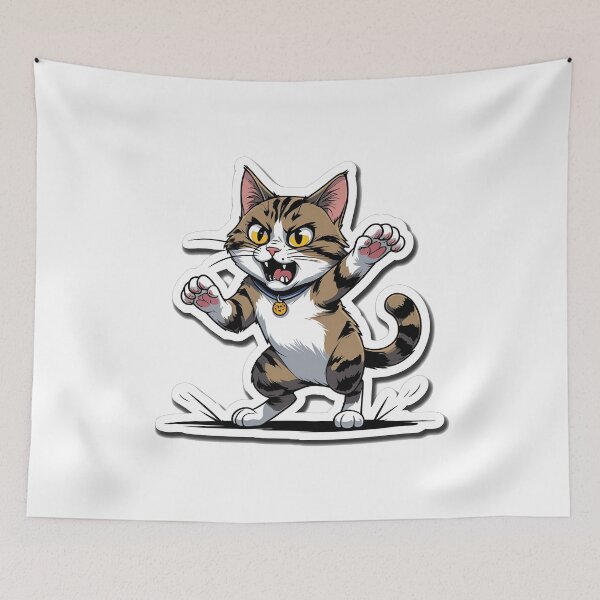 Item preview, Wait… What?! Funny Shocked Cat | Cat Meme Gift designed and sold by decimalades.