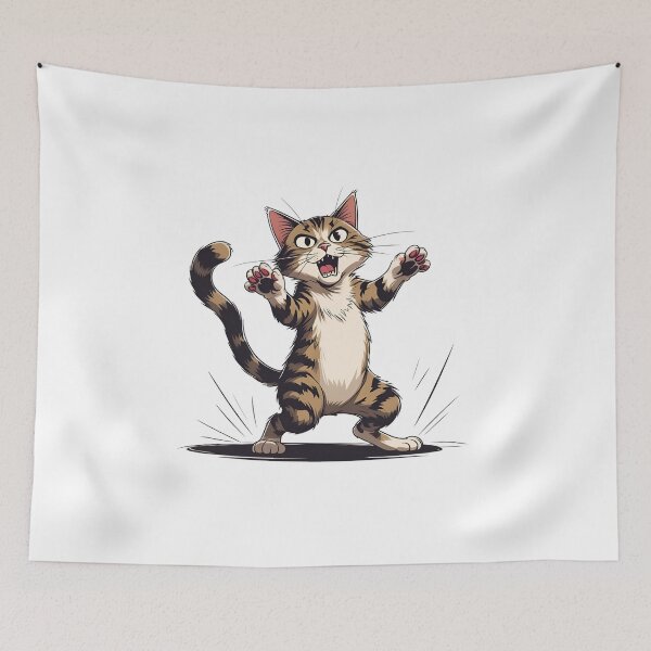 Item preview, Surprised Kitty Reaction | Funny Cat Lover Gift designed and sold by decimalades.