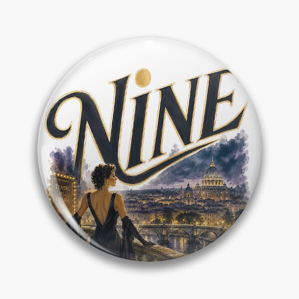 Item preview, Nine the Musical  designed and sold by Lyric Vault - Rock on.