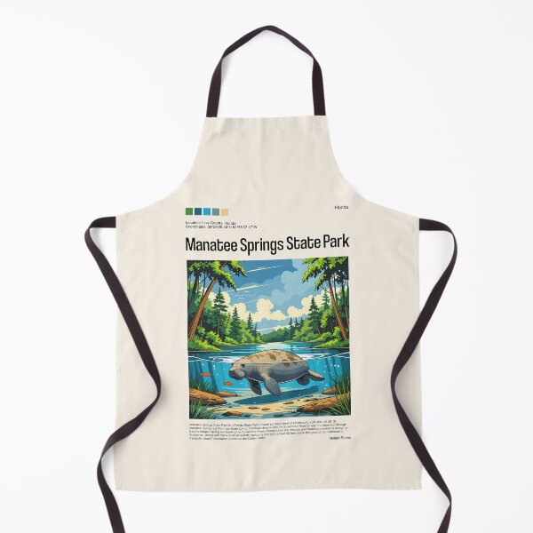 Item preview, Manatee Springs State Park Poster (Florida), USA designed and sold by PinkandP.
