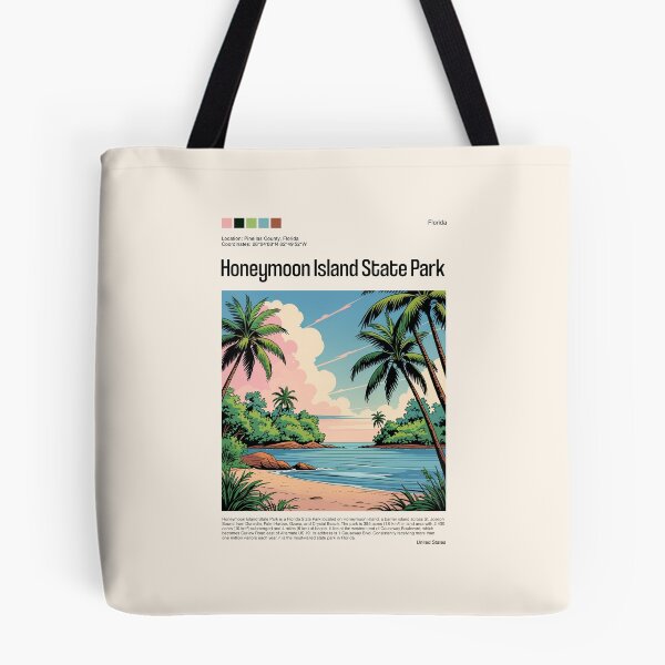 Item preview, Honeymoon Island State Park Poster (Florida), USA designed and sold by PinkandP.