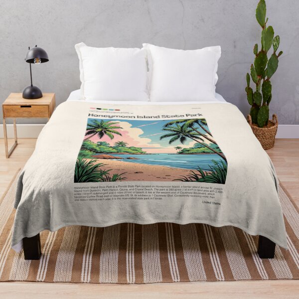Item preview, Honeymoon Island State Park Poster (Florida), USA designed and sold by PinkandP.