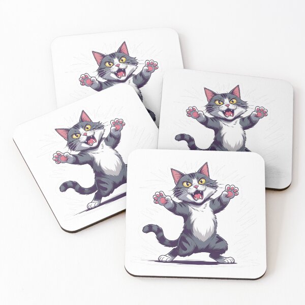 Item preview, Shocked Cat Meme | Funny Cat Reaction for Cat Lovers designed and sold by decimalades.