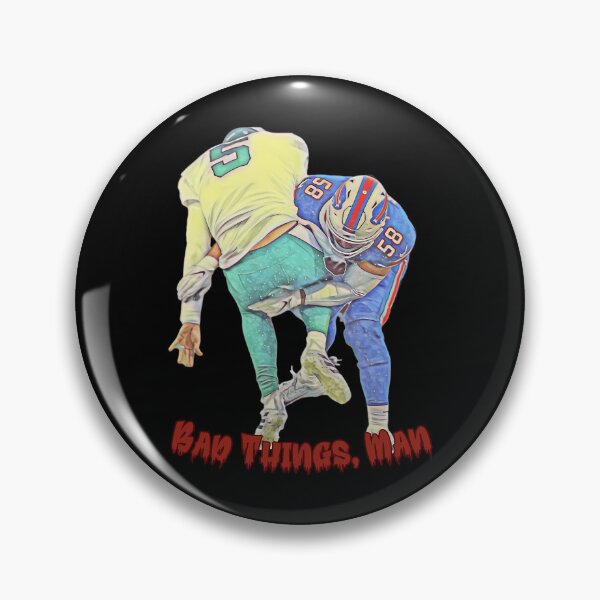 Item preview, Bad Things Man Football Tackle Player Number 58 designed and sold by TheoMosciski.