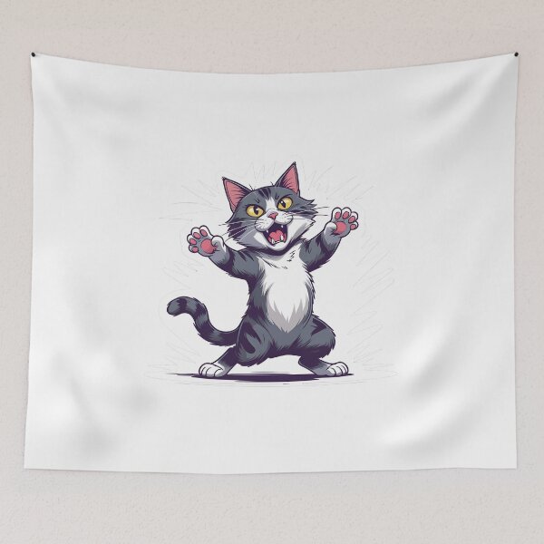 Item preview, Shocked Cat Meme | Funny Cat Reaction for Cat Lovers designed and sold by decimalades.