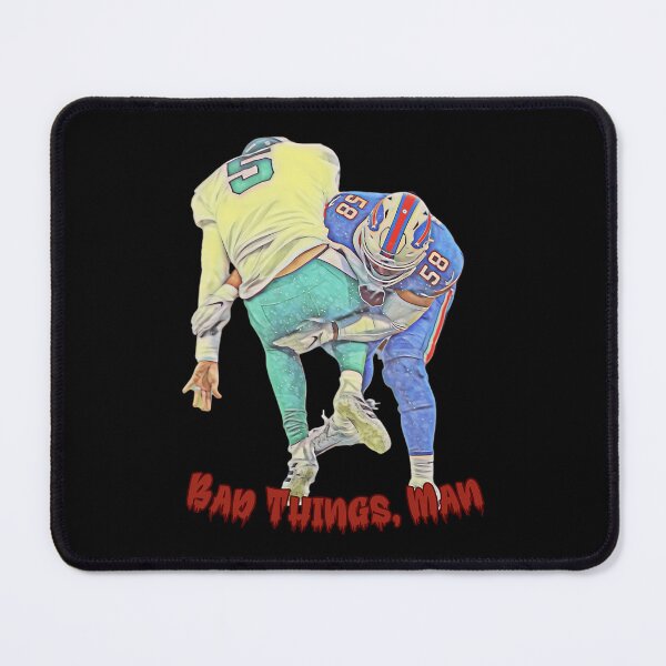 Item preview, Bad Things Man Football Tackle Player Number 58 designed and sold by TheoMosciski.