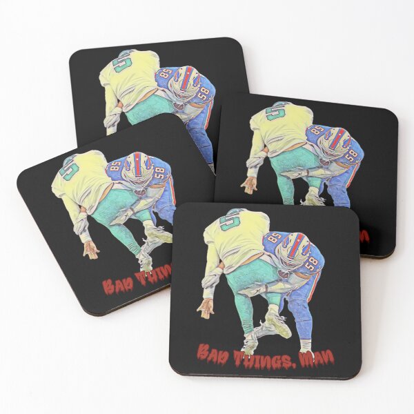 Item preview, Bad Things Man Football Tackle Player Number 58 designed and sold by TheoMosciski.
