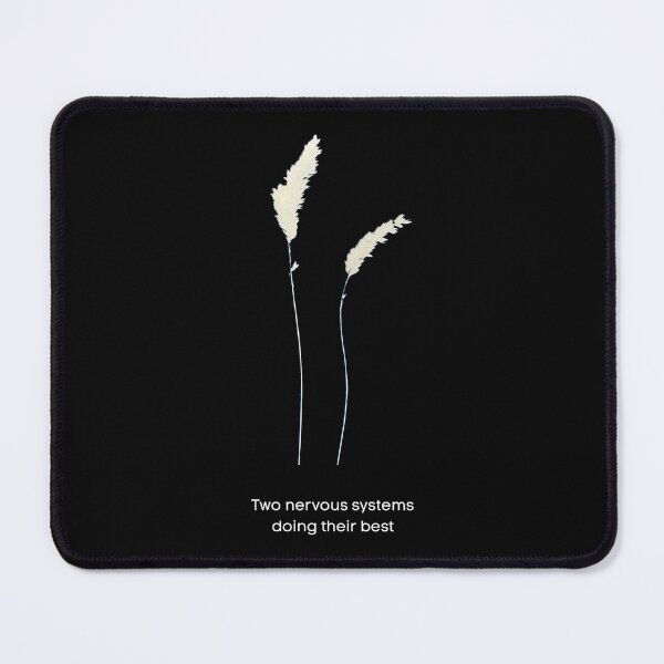 Item preview, Two Nervous Systems Doing Their Best — Botanical Psychology Humor designed and sold by The Snarky Ph.D.: A Study in Botanicals .