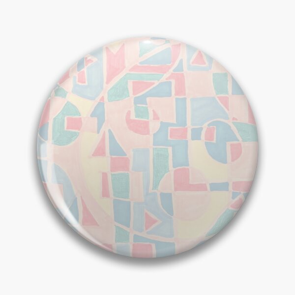 Item preview, Geometric Shapes Cotton Candy Pastel Colorway designed and sold by Honeybee Cameron.