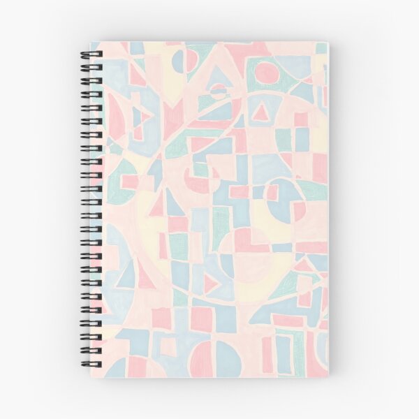 Item preview, Geometric Shapes Cotton Candy Pastel Colorway designed and sold by Honeybee Cameron.