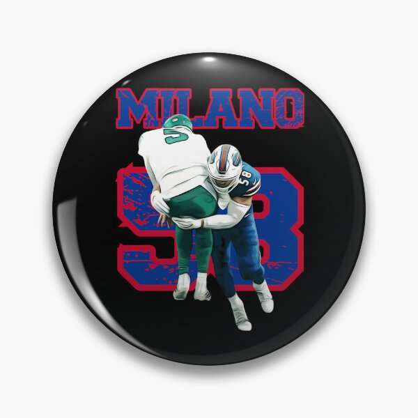 Item preview, Milano Linebacker Number 58 Football Tackle Action designed and sold by TheoMosciski.