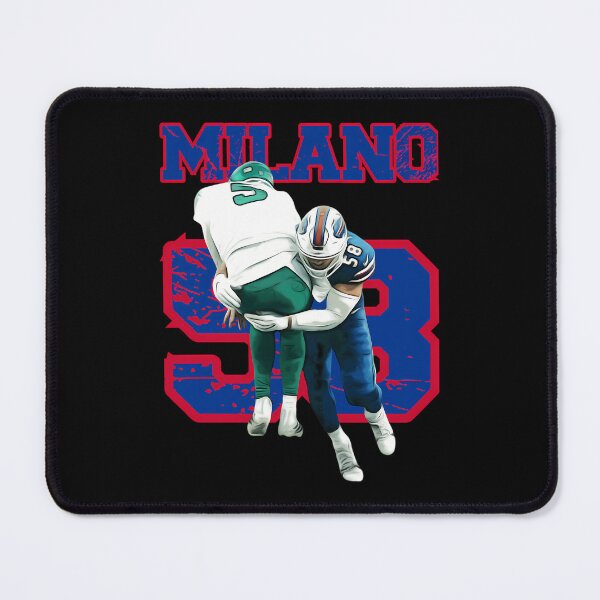 Item preview, Milano Linebacker Number 58 Football Tackle Action designed and sold by TheoMosciski.