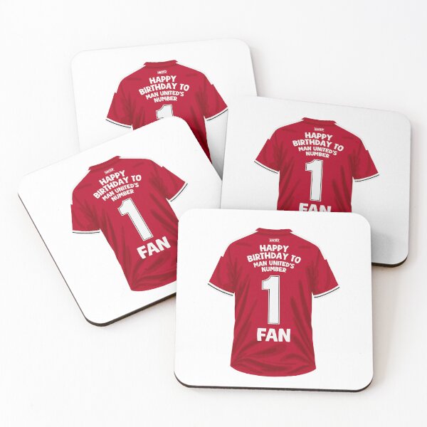 Item preview, Man United Number One Fan Football Birthday Design designed and sold by The Home Of Pink Peach.