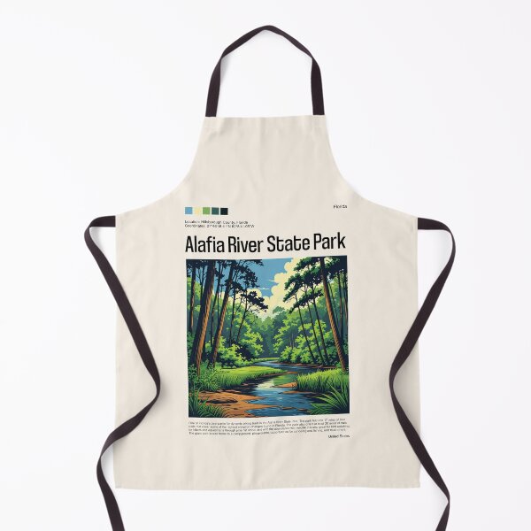 Item preview, Alafia River State Park Poster (Florida), USA designed and sold by PinkandP.
