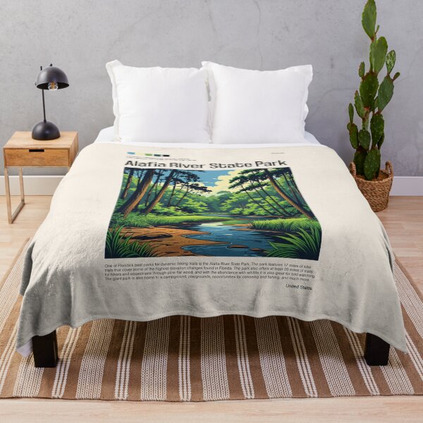 Item preview, Alafia River State Park Poster (Florida), USA designed and sold by PinkandP.
