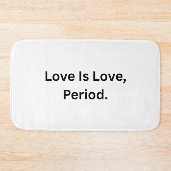 Item preview, Love Is Love, Period. - Black Text designed and sold by Prideful-Koala.