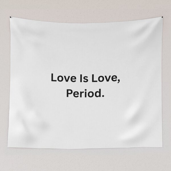 Item preview, Love Is Love, Period. - Black Text designed and sold by Prideful-Koala.