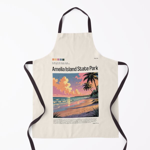 Item preview, Amelia Island State Park Poster (Florida), USA designed and sold by PinkandP.