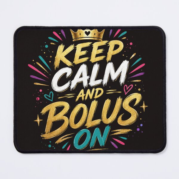 Item preview, T1D - Keep calm and bolus on designed and sold by Funny Diabetes.
