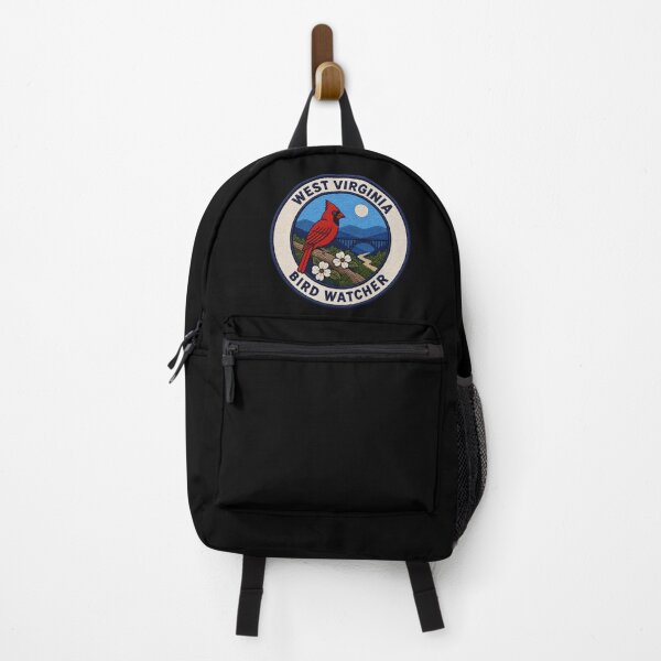 Item preview, West Virginia Bird Watcher – Northern Cardinal Patch designed and sold by The-Drip-Studio.