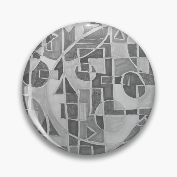 Item preview, Geometric Shapes Grey Colorway designed and sold by Honeybee Cameron.