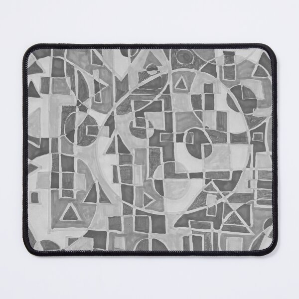 Item preview, Geometric Shapes Grey Colorway designed and sold by Honeybee Cameron.