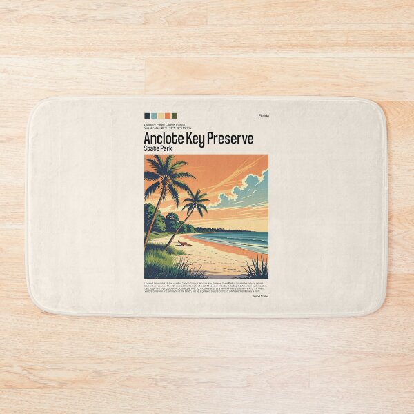 Item preview, Anclote Key Preserve State Park Poster (Florida), USA designed and sold by PinkandP.