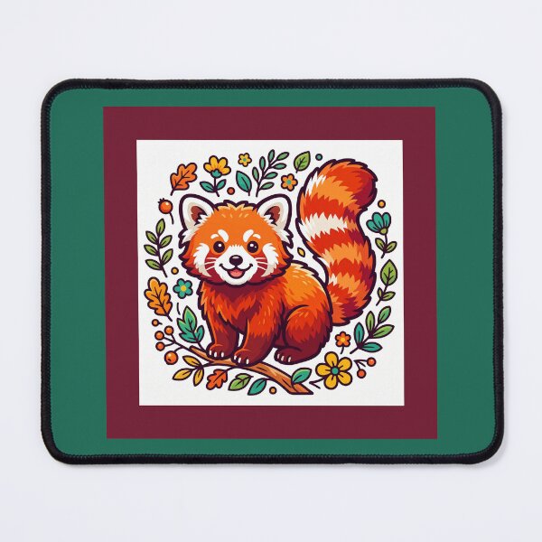 Item preview, Cute Red Panda Nature Art designed and sold by amusefullife.