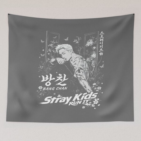 Item preview, Comfort Colors Bang Chan Stray Kids RUN IT Tour Shirt, Vintage Graphic Tee, Kpop Merch, STAY Gift, Tour Merch designed and sold by fimacurtuse.